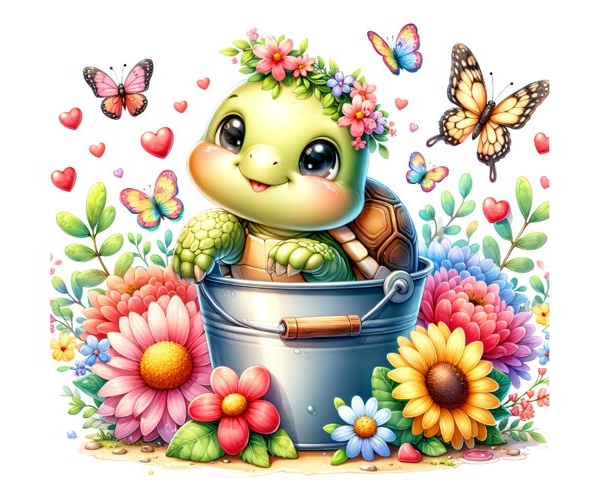 a cute baby tortoise 